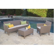 KETER. Set mobilier gradina cappuccino Salemo..